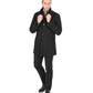 Hugo Boss Men's Wool Blend Black Outerwear in Black - 50 EU