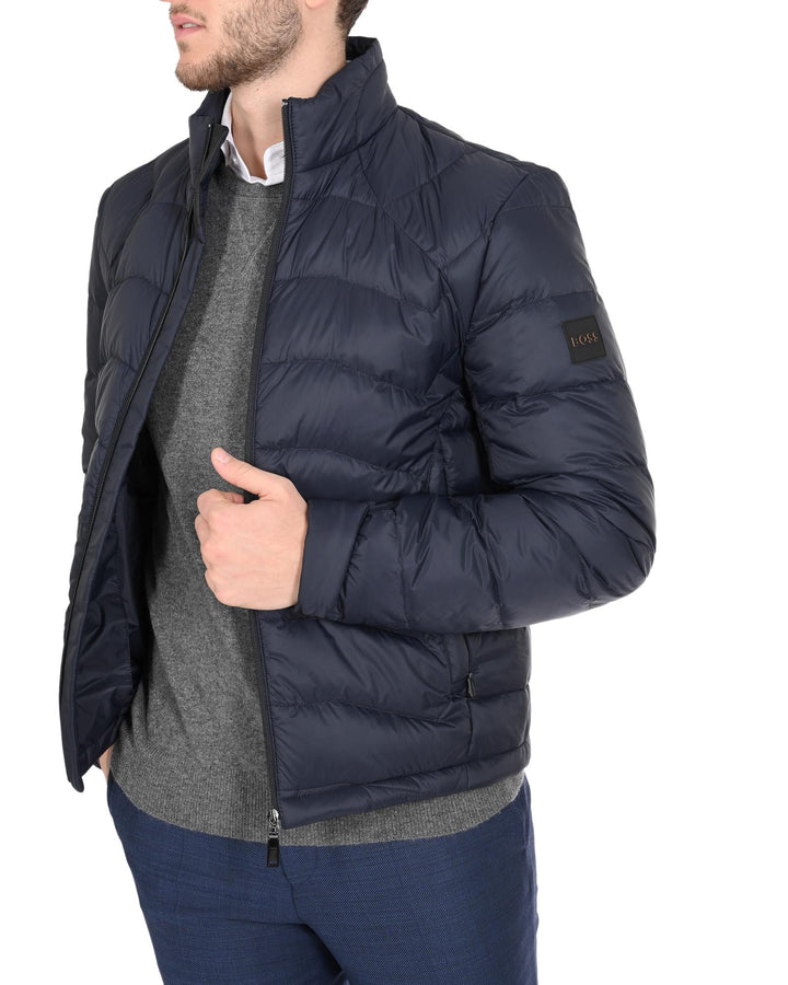 Hugo Boss Men's Dark Blue Polyamide Outerwear in Dark blue - S