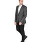 Hugo Boss Men's Dark Grey Wool Jacket in Dark gray - 106 cm