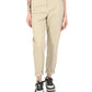 Hugo Boss Women's Cotton blend beige trousers in Beige - 38 EU