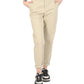 Hugo Boss Women's Cotton blend beige trousers in Beige - 38 EU