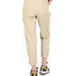 Hugo Boss Women's Cotton blend beige trousers in Beige - 38 EU