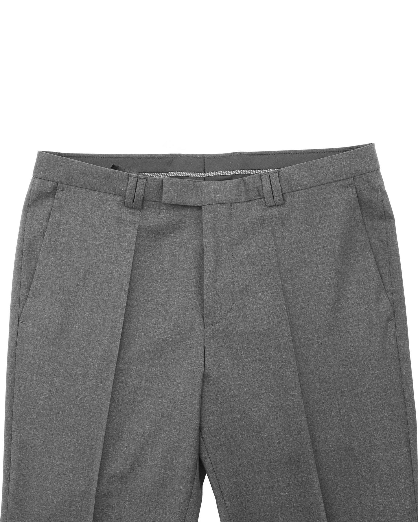 Hugo Boss Men's Grey Virgin Wool Trousers in Grey - 90 CN