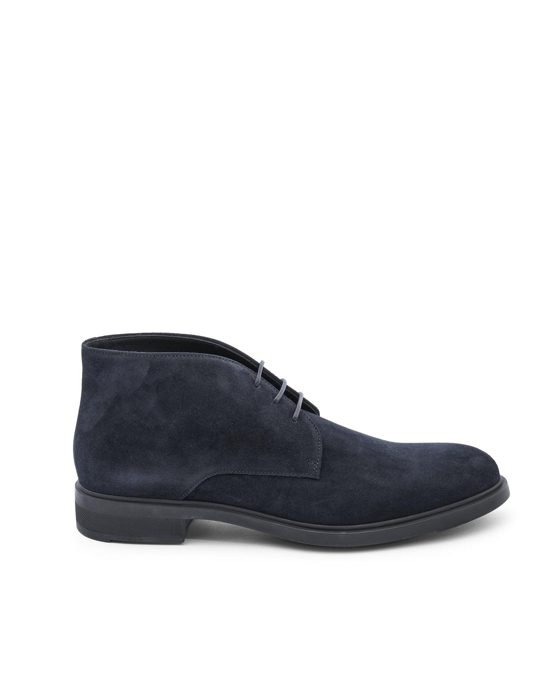 Hugo Boss Men's Dark Blue Calfskin Ankle Boot in Dark blue - 9 UK