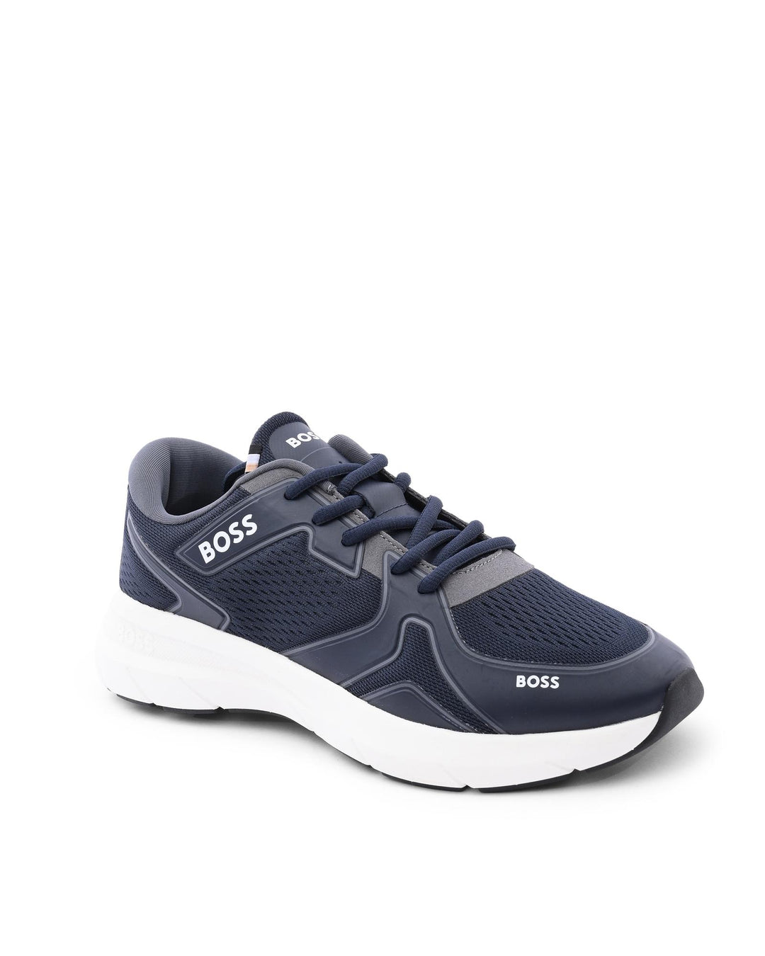 Hugo Boss Men's Blue Thermoplastic Sneakers with Ethylene Vinyl Acetate Sole in Dark blue - 44 EU