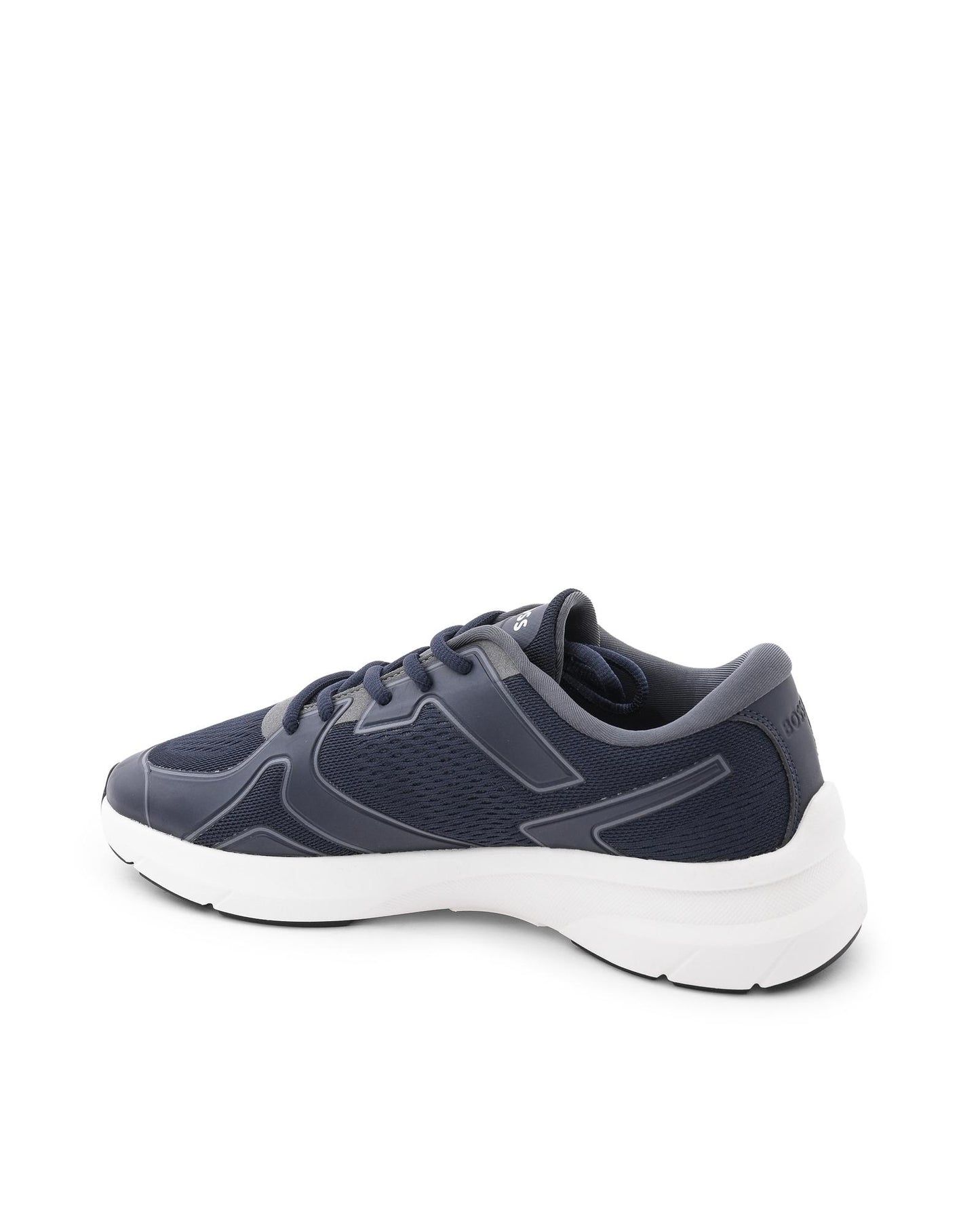 Hugo Boss Men's Blue Thermoplastic Sneakers with Ethylene Vinyl Acetate Sole in Dark blue - 46 EU