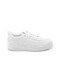 Hugo Boss Men's Calfskin Rubber Sole Sneakers in White - 39 EU