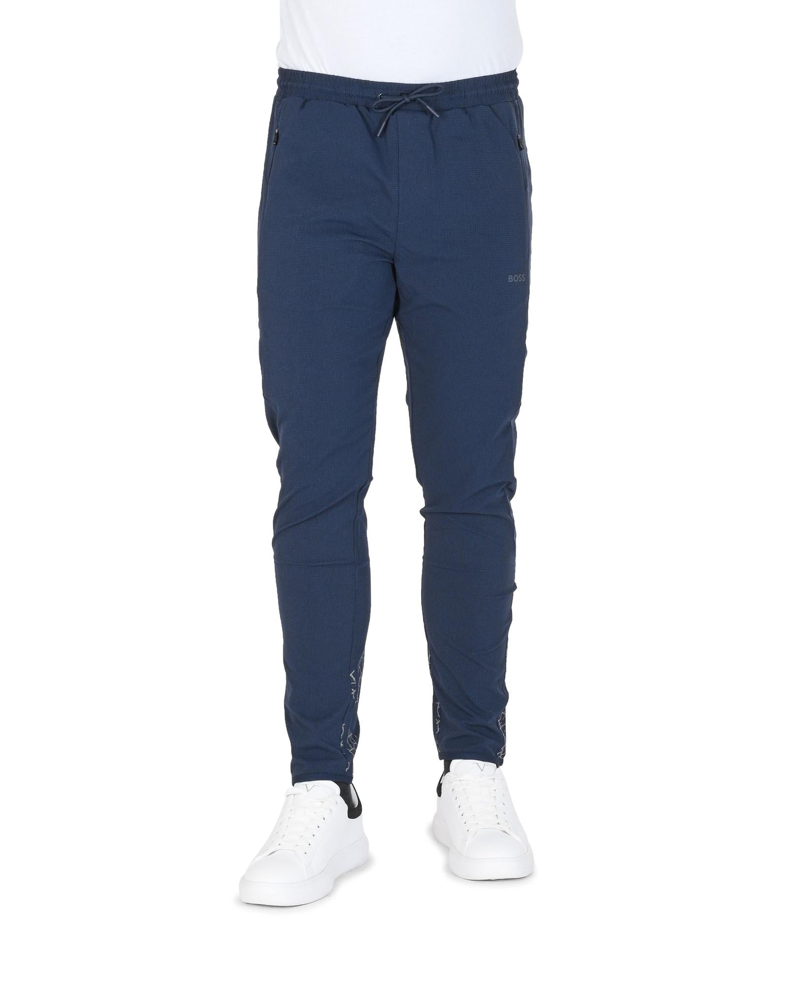 Hugo Boss Men's Recycled Polyester Navy Pants in Navy blue - XL