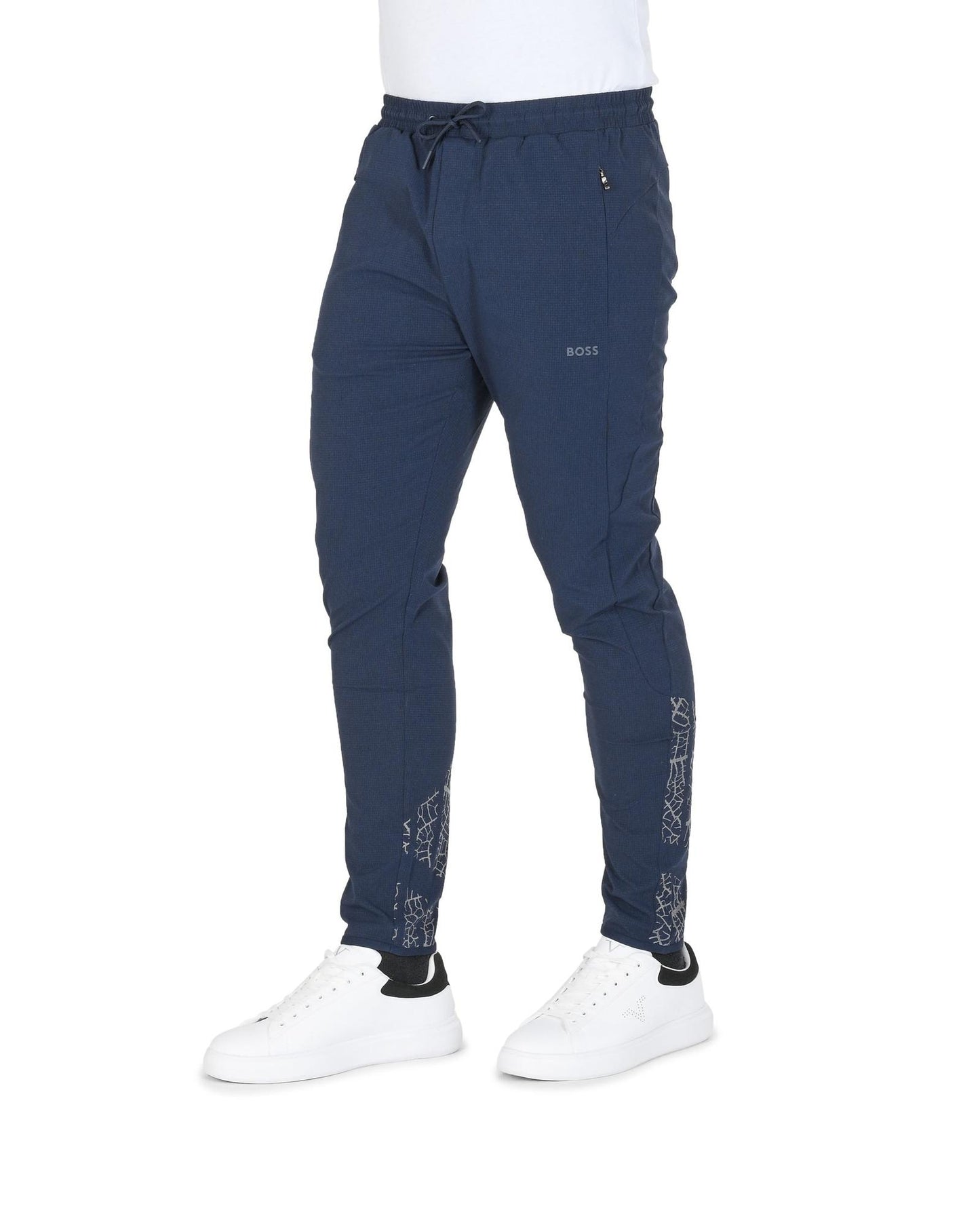 Hugo Boss Men's Recycled Polyester Navy Pants in Navy blue - XL