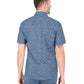 Hugo Boss Men's Mens Cotton Linen Shirt in Dark blue - M