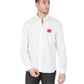 Hugo Boss Men's Cotton White Shirt in White - L