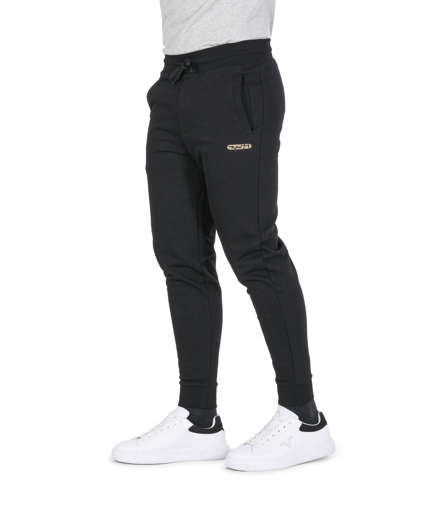 Hugo Boss Men's Black Cotton Mens Pants in Black - S