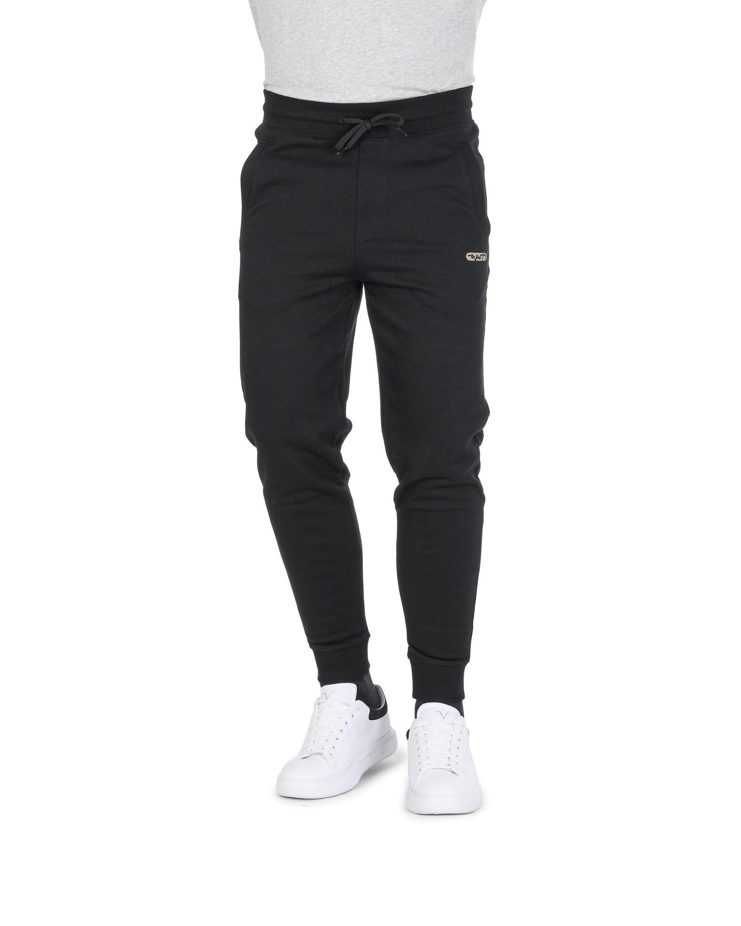 Hugo Boss Men's Black Cotton Mens Pants in Black - L