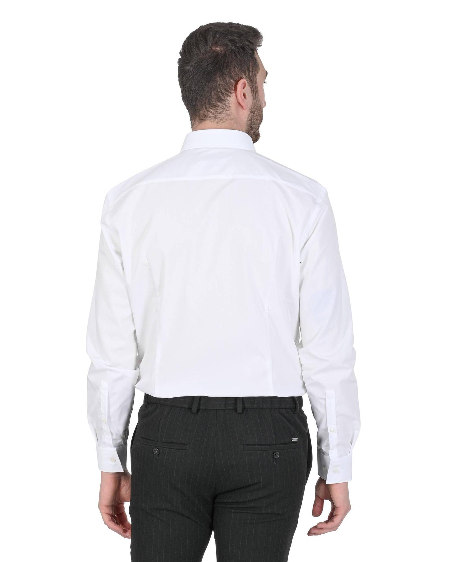 Hugo Boss Men's Cotton Mens Shirt in White - 38 EU