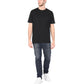 Hugo Boss Men's Black Cotton Mens T-Shirt in Black - XL