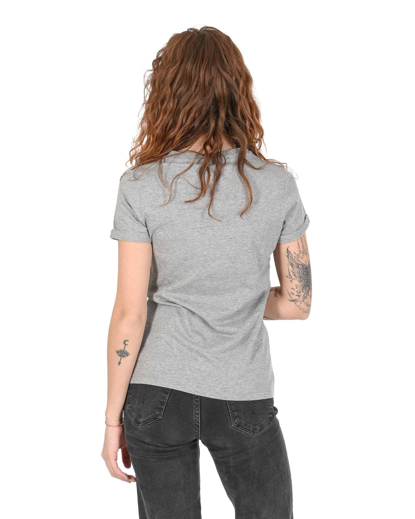 Hugo Boss Women's Cotton Medium Grey Womens T-Shirt in Grey - XS