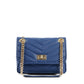 V Italia by Versace 1969 abbigliamento sportivo srl Women's Blue Leather Handbag in Blue - One Size