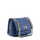 V Italia by Versace 1969 abbigliamento sportivo srl Women's Blue Leather Handbag in Blue - One Size