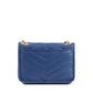 V Italia by Versace 1969 abbigliamento sportivo srl Women's Blue Leather Handbag in Blue - One Size