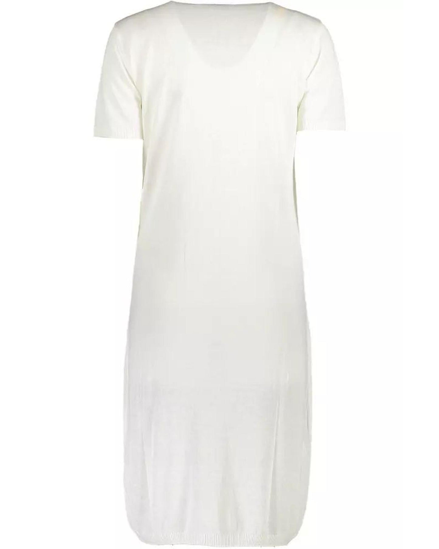 Cavalli Class Women's White Viscose Dress - L