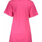 Cavalli Class Women's Pink Cotton Tops & T-Shirt - XL