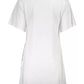 Cavalli Class Women's White Cotton Dress - L