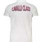 Cavalli Class Men's White Cotton Polo Shirt - M