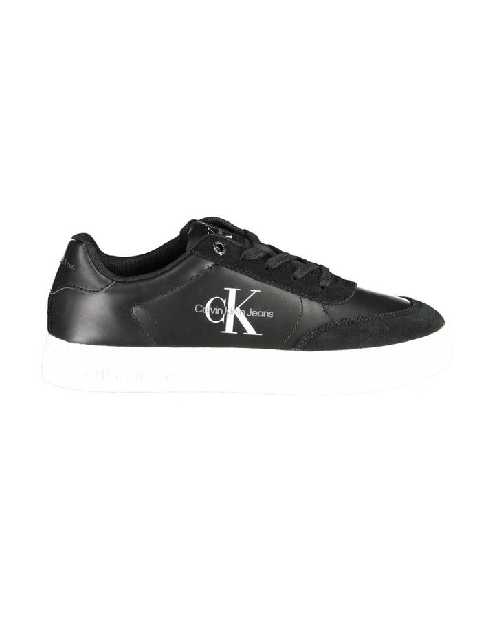 Calvin Klein Women's Black Polyester Sneaker - 38 EU