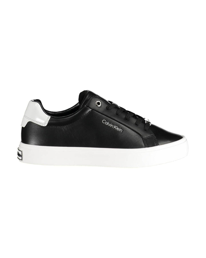 Calvin Klein Women's Black Polyester Sneaker - 41 EU