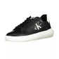 Calvin Klein Men's Black Polyester Sneaker - 40 EU