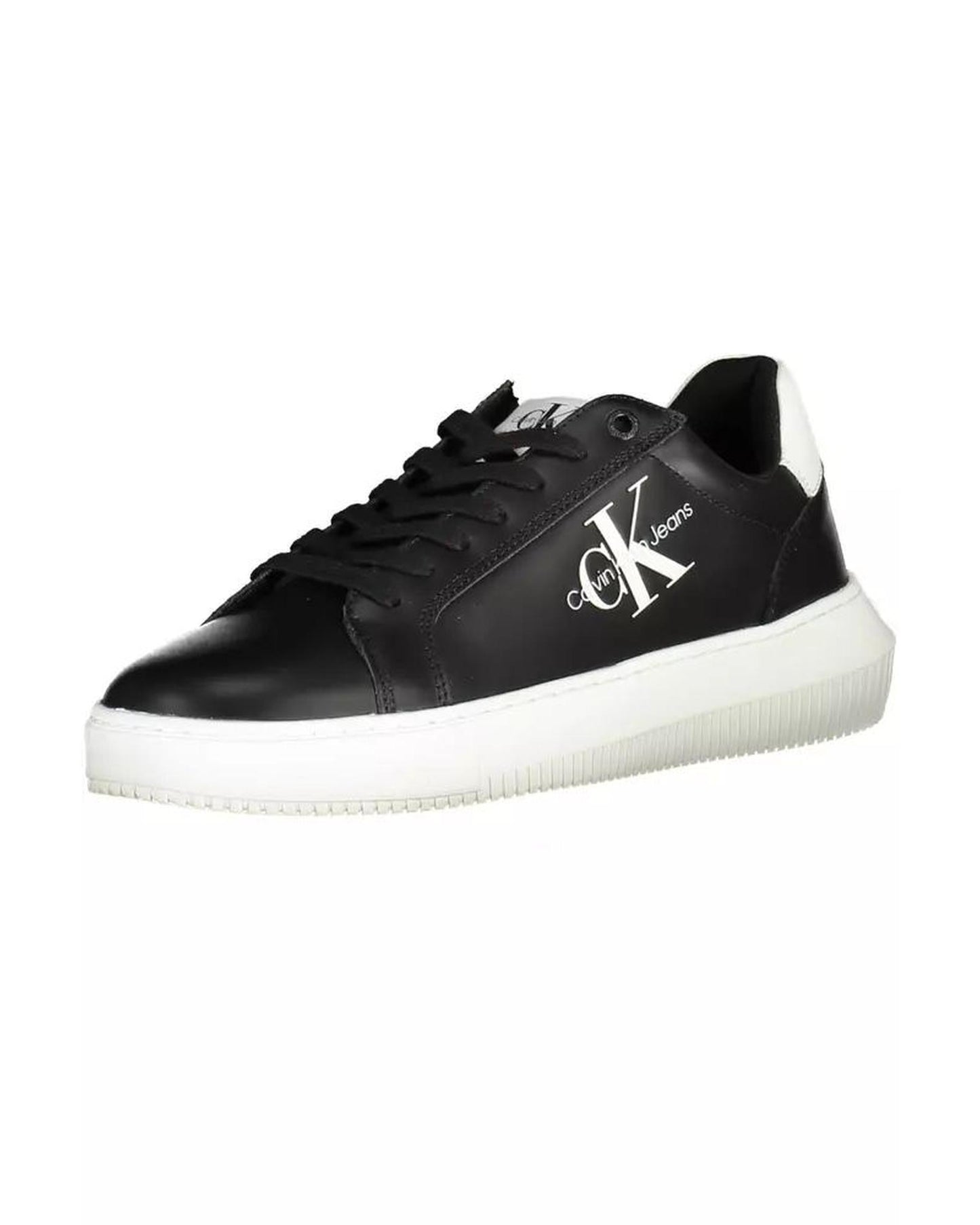 Calvin Klein Men's Black Polyester Sneaker - 43 EU