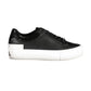 Calvin Klein Women's Black Polyester Sneaker - 38 EU