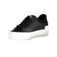 Calvin Klein Women's Black Polyester Sneaker - 38 EU