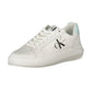 Calvin Klein Women's White Polyester Sneaker - 37 EU