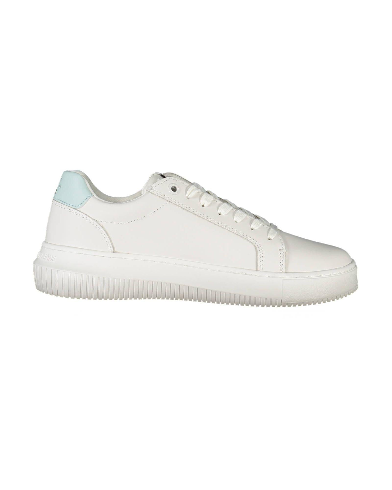 Calvin Klein Women's White Polyester Sneaker - 39 EU