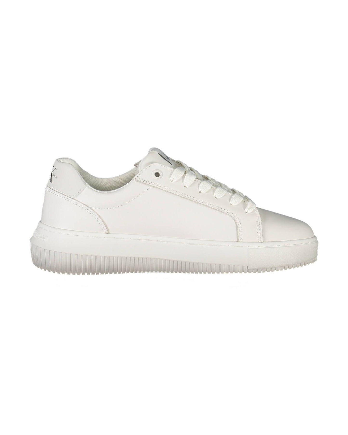 Calvin Klein Women's White Polyester Sneaker - 39 EU