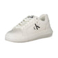 Calvin Klein Women's White Polyester Sneaker - 39 EU