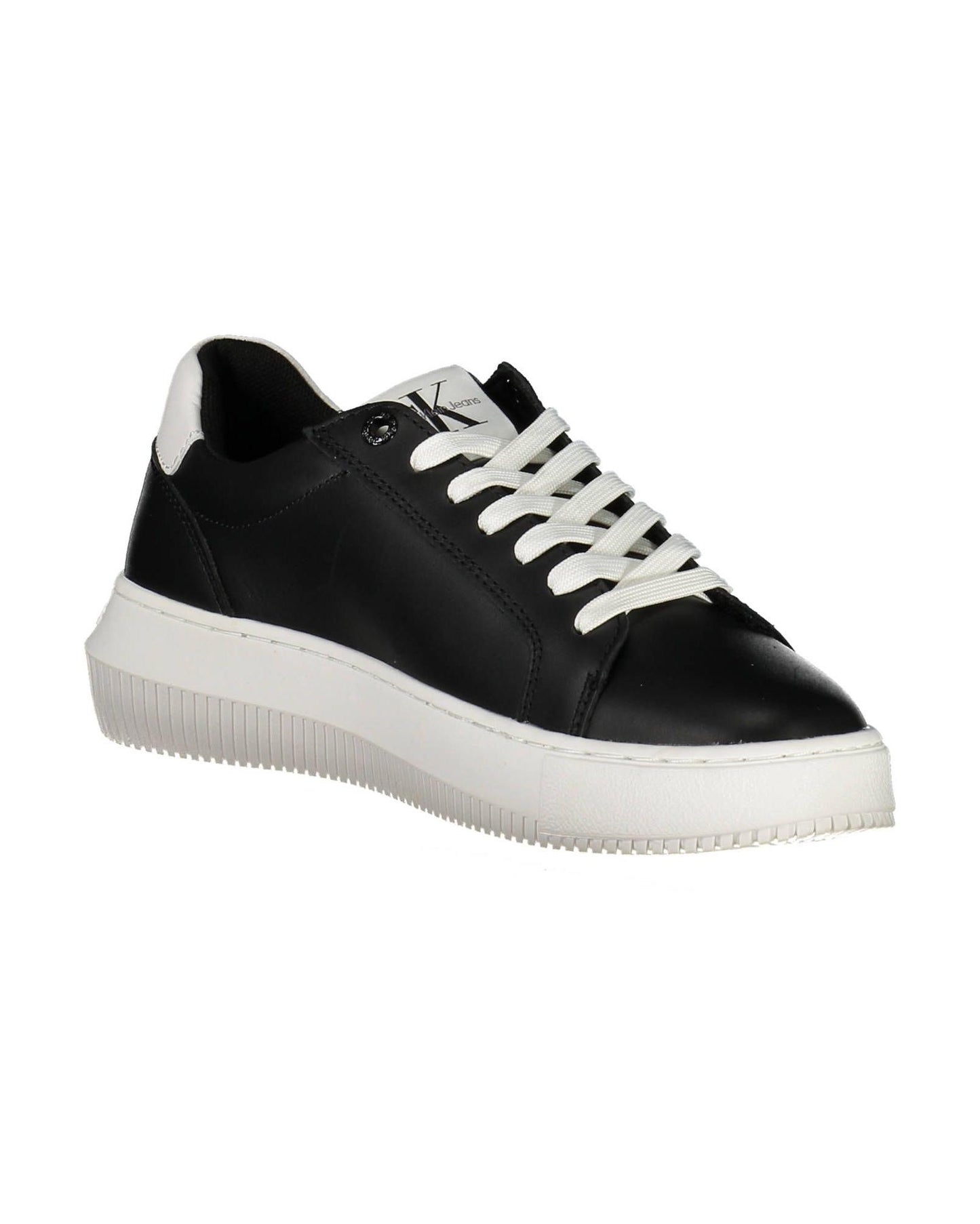 Calvin Klein Women's Black Polyester Sneaker - 36 EU