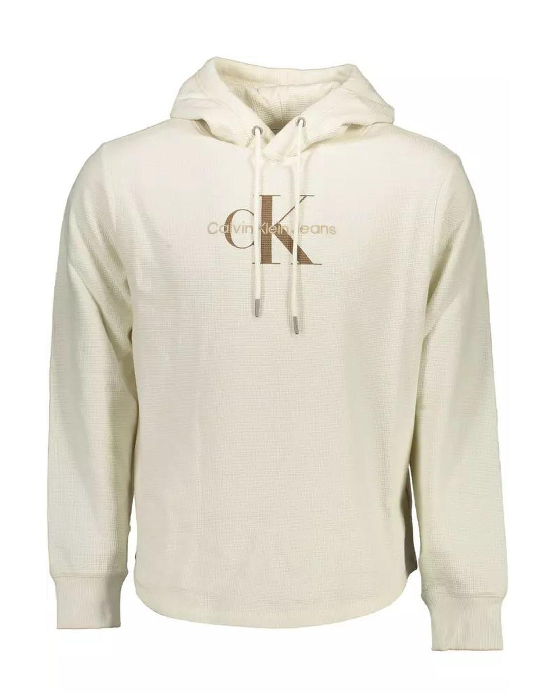 Calvin Klein Men's White Cotton Sweater - L