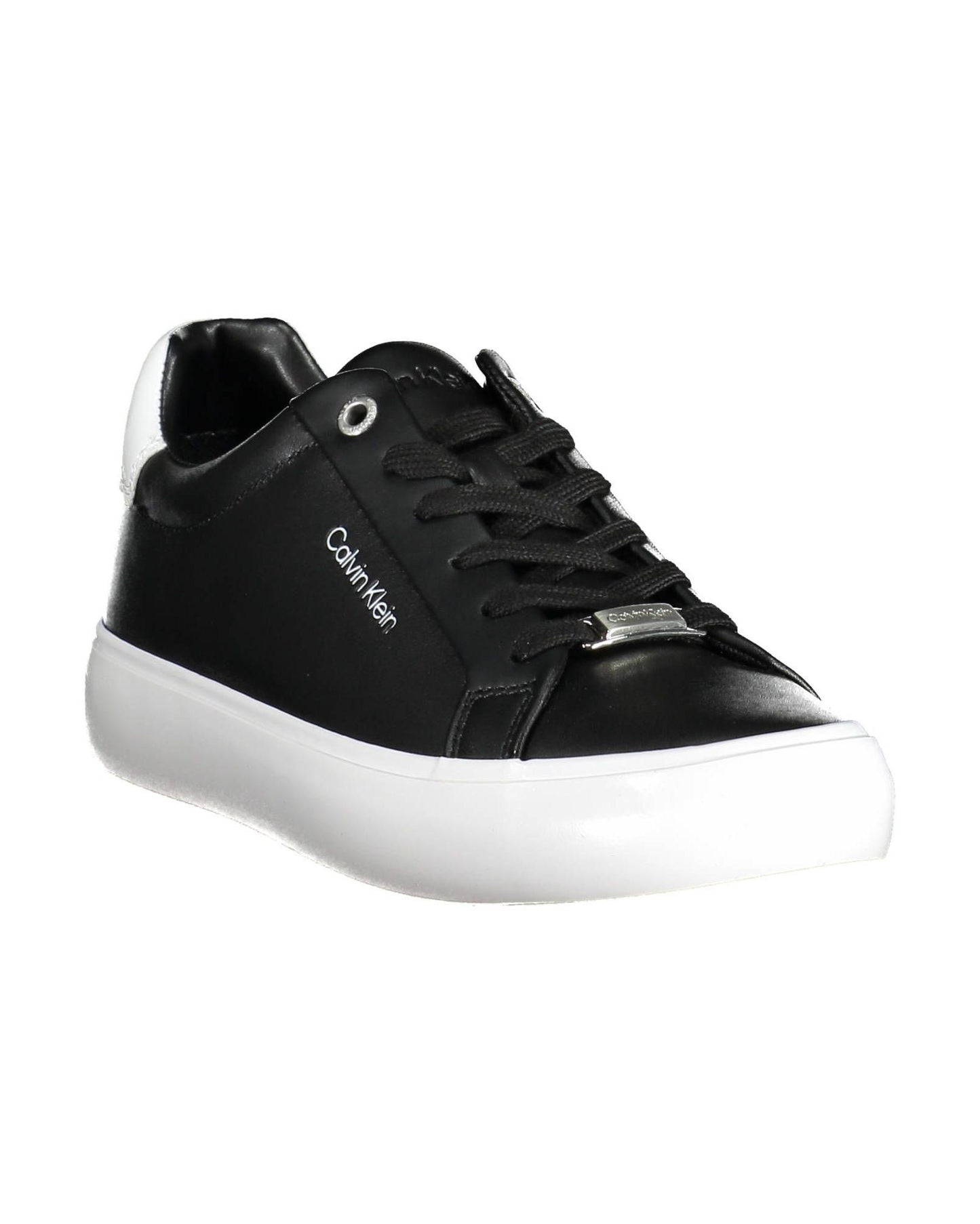 Calvin Klein Women's Black Nylon Sneaker - 40 EU