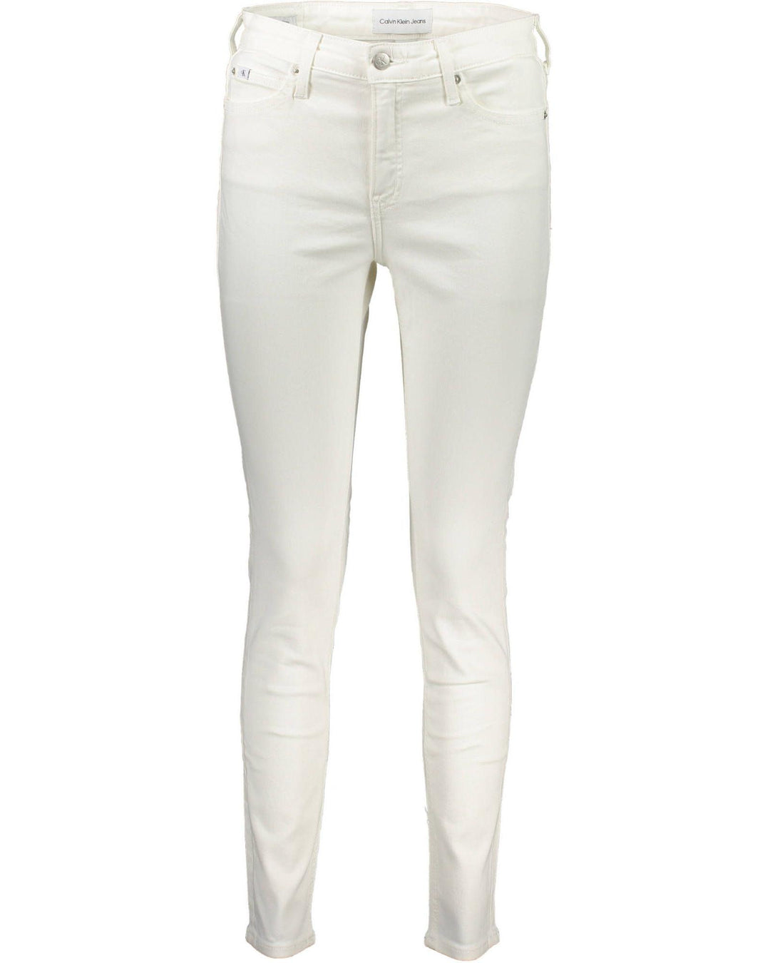 Calvin Klein Women's White Cotton Jeans & Pant - W27 US