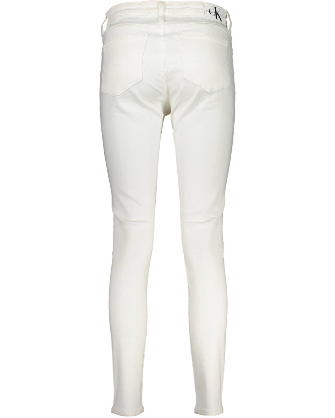 Calvin Klein Women's White Cotton Jeans & Pant - W27 US