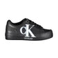 Calvin Klein Women's Black Polyester Sneaker - 37 EU