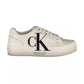 Calvin Klein Women's White Polyester Sneaker - 39 EU