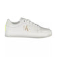 Calvin Klein Women's White Polyester Sneaker - 37 EU