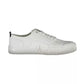 Calvin Klein Men's White Cotton Sneaker - 43 EU