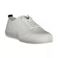 Calvin Klein Men's White Cotton Sneaker - 43 EU