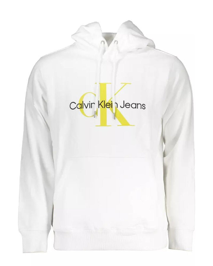 Calvin Klein Men's White Cotton Sweater - XL