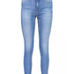 Calvin Klein Women's Light Blue Cotton Jeans & Pant - W25/L30 US