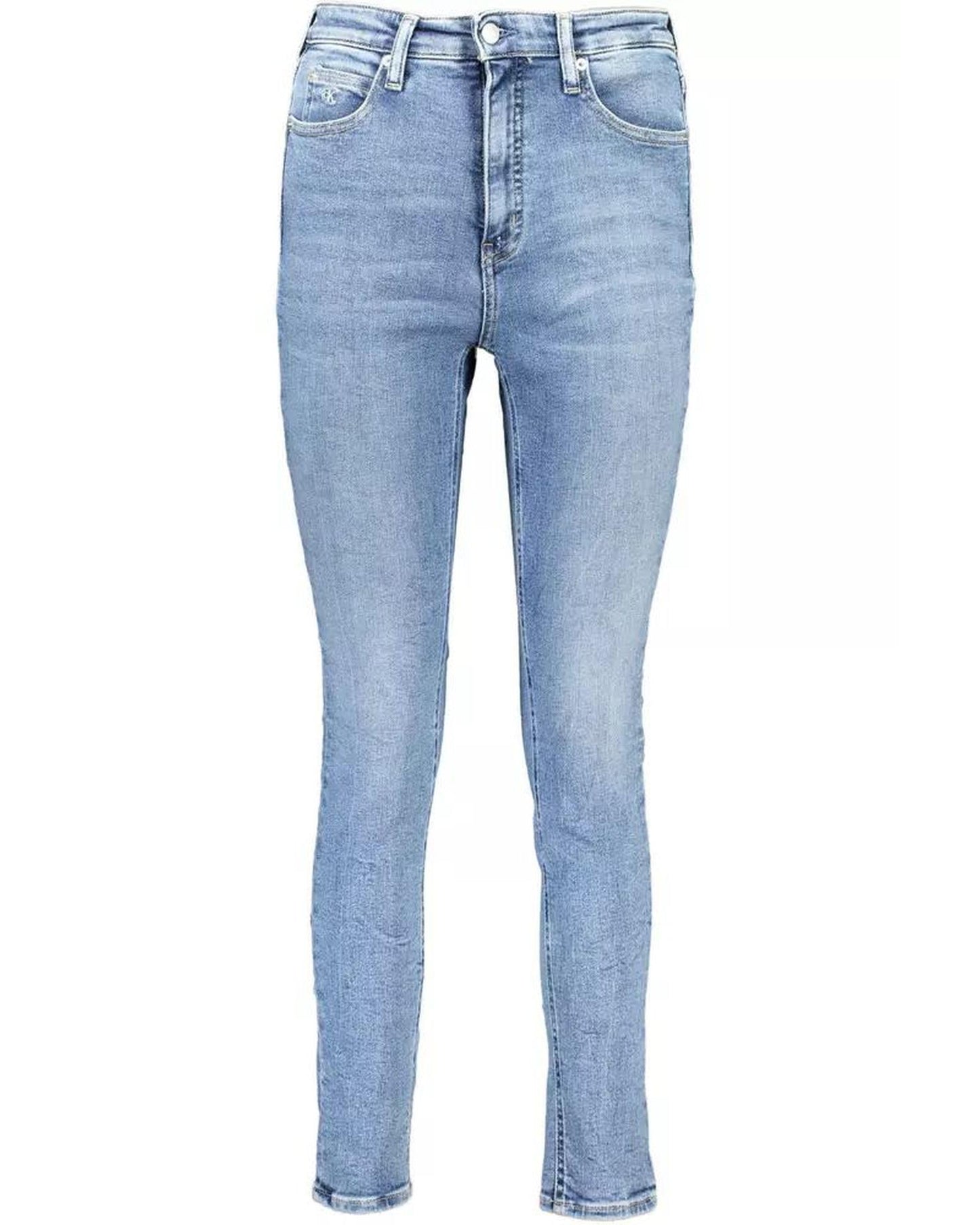 Calvin Klein Women's Light Blue Cotton Jeans & Pant - W27/L30 US